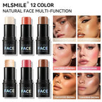 MLSMILE Highlight Contour 3-pack For 3D Makeup Brightening Skin Tone