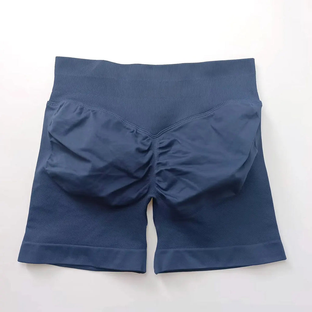 NCLAGEN Seamless Shorts 4.5" Gym Shorts Woman Scrunch Butt Fitness