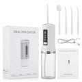 Electric Oral Irrigator Foldable Dental Water Jet Flosser USB 3 Mode
