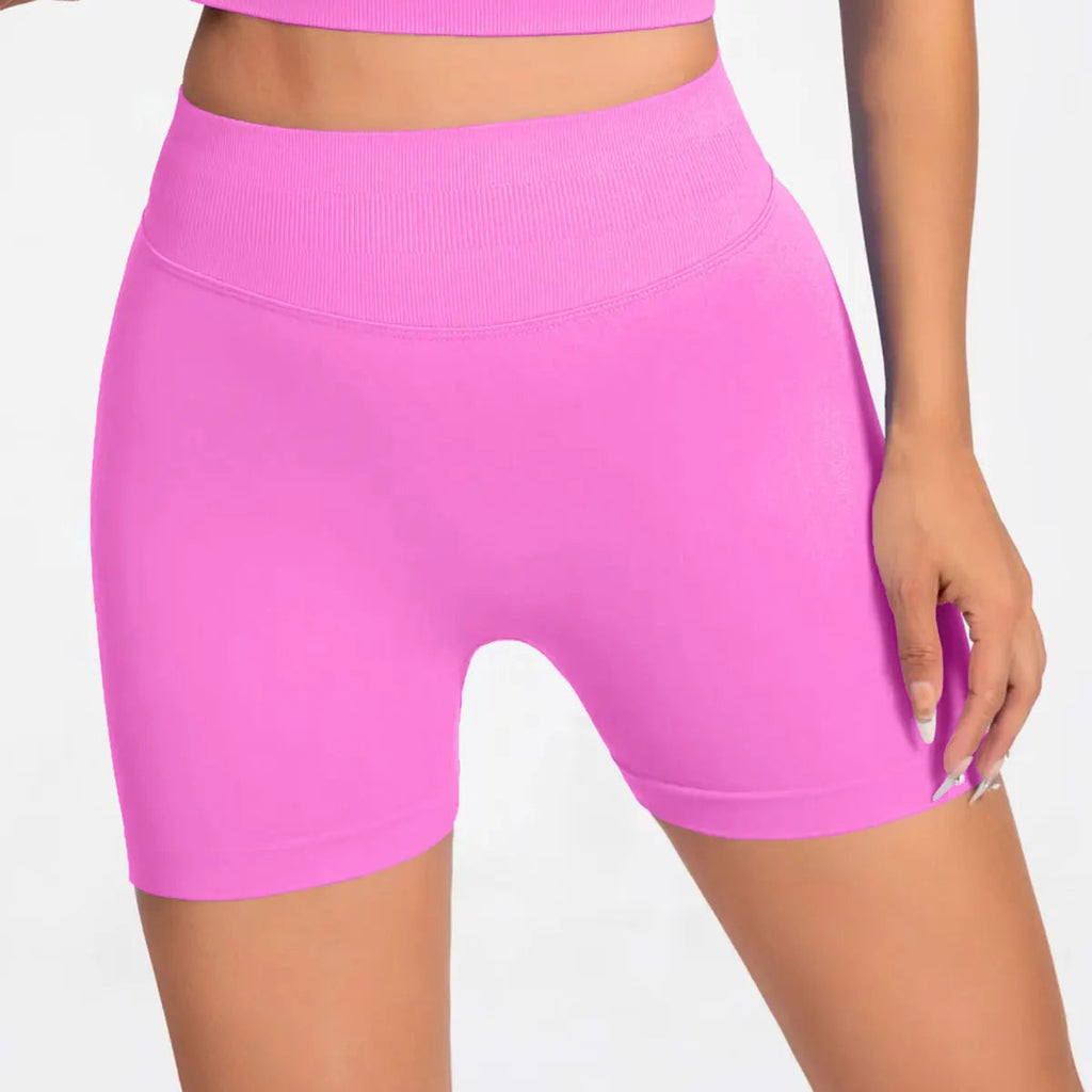 NCLAGEN Seamless Shorts 4.5" Gym Shorts Woman Scrunch Butt Fitness