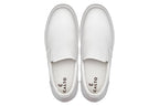 CALTO - T1022 - 2.6 Inches Taller (White) - Lightweight Nappa Leather Loafer