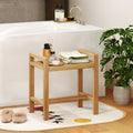 Teak Wood Shower Bench for Inside Shower Shaving Legs