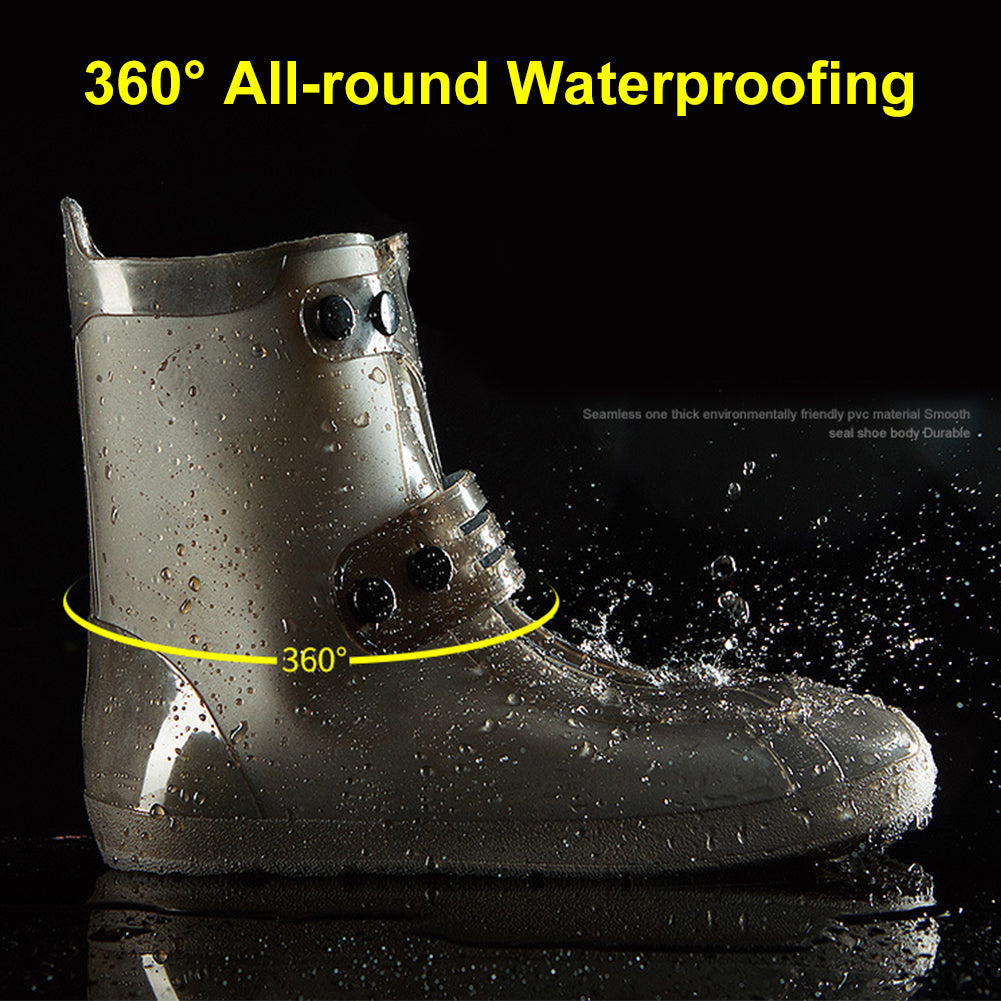 Unisex Outdoor Double Breasted Seamless Rain Shoe