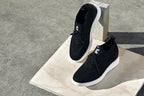 CALTO - X1340 - 2.8 Inches Taller (Black) - Lace Up Casual Walker - Lightweight