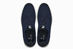 CALTO - X2214 - 2.4 Inches Taller (Night Blue/Black) - Lace Up Casual Walker - Lightweight