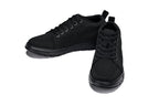 CALTO - X2320 - 2.4 Inches Taller (Black/Black Sole) - Lace Up Casual Sneaker - Lightweight