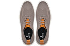 CALTO - X2638 - 2.8 Inches Taller (Khaki/Brown) - Lace Up Casual Walker - Lightweight