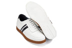 CALTO White Leather Sneakers - 2.8 inches - Y2821