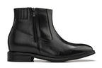 CALTO - Y70621 - 2.8 Inches Taller (Black) - Lightweight Zipper Boots