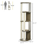 Corner Modern Cat Tree Tall For Climbing, Large Multilevel Cat Tower
