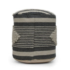 Diamond Handcrafted Cylindrical Pouf