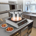 Portable Commercial Induction Cooktop 1800W Countertop Burner 9 Temp