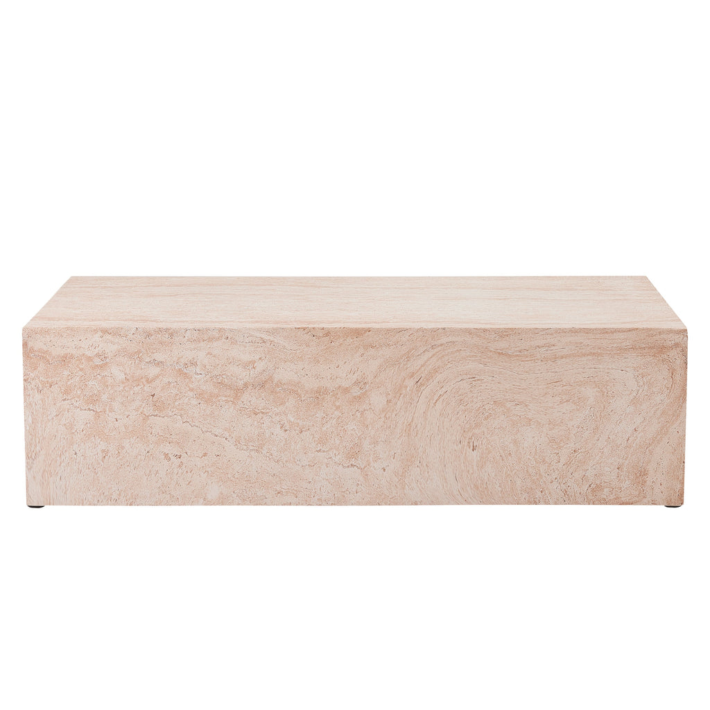 43.5" L x 22" W Rectangular MGO Coffee Table for Indoor and Outdoor Use