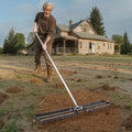 10x48in Lawn Leveling Rake Heavy Duty 83.9in Adjustable Handle For