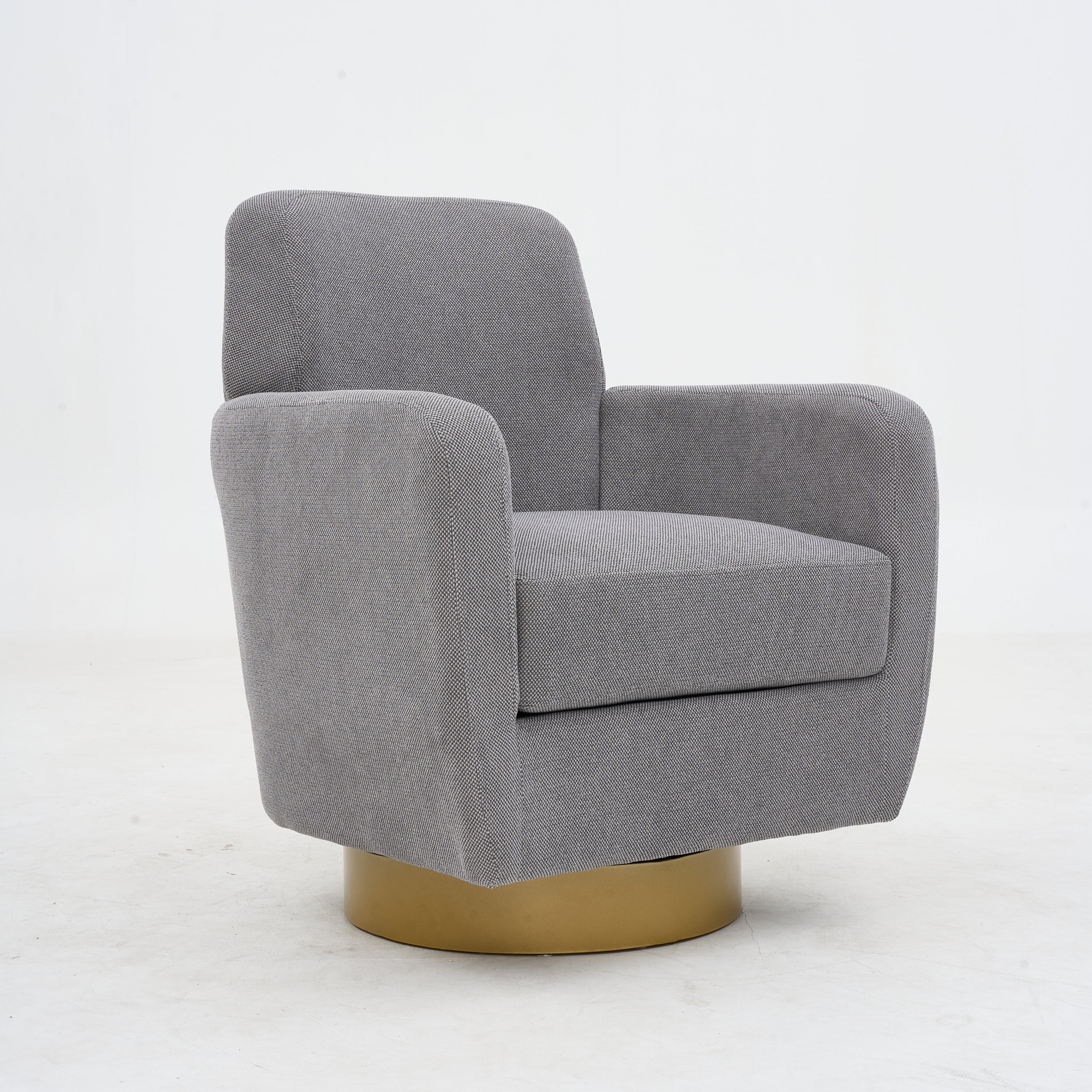 360 Degree Rotation Armchair Cotton Linen