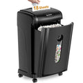 Woolsche Paper Shredder, 18-Sheet Cross Cut With 7.93Gallon Pull Out