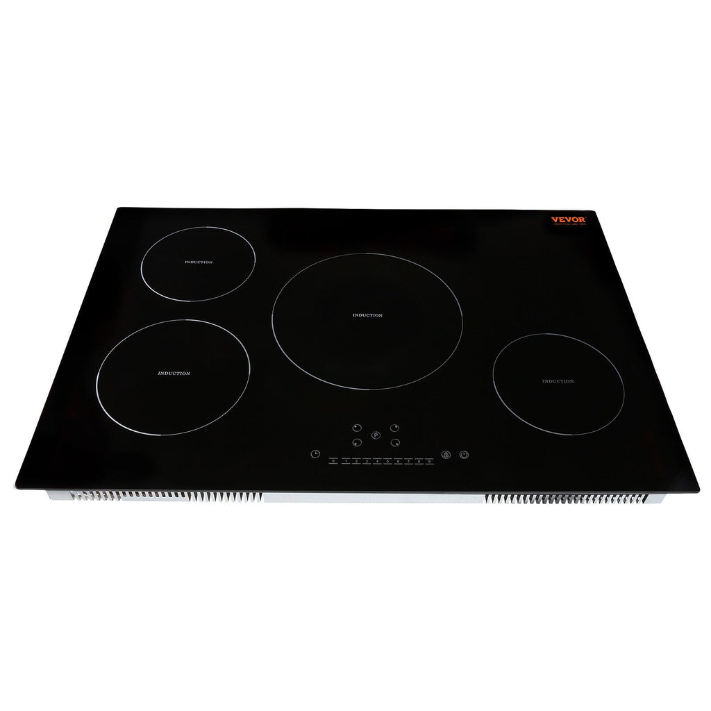 Electric Cooktop, 4 Burners, 30 Induction Stove Top, Built-in Magnetic