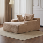 Oversized Chaise Lounge Chair Cozy Cloud Couch, Modern Plush Corduroy