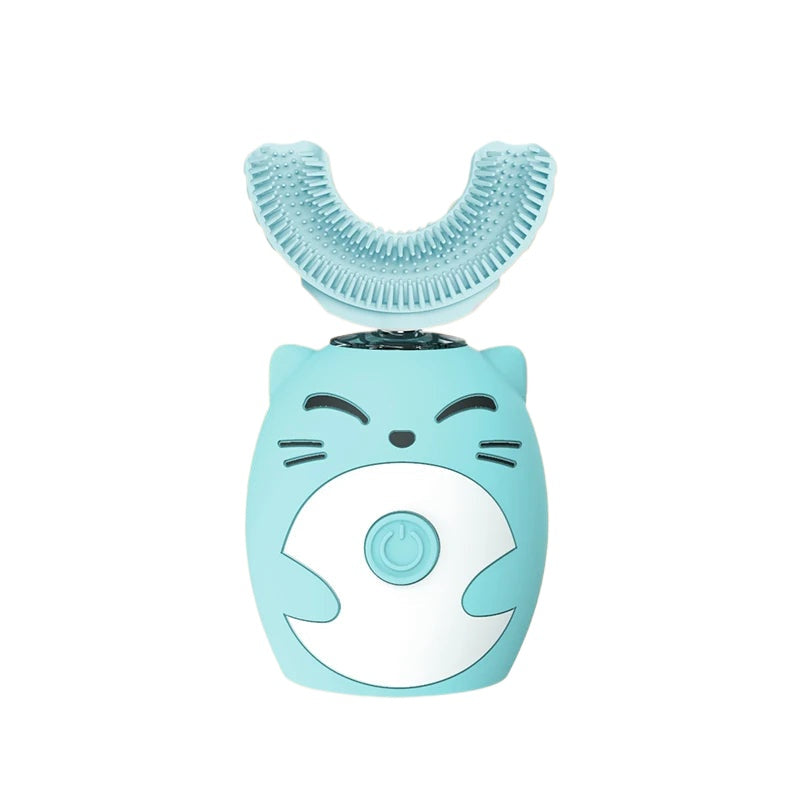 Ipx7 Waterproof Electric Toothbrush Kids U-shaped Sonic Smart