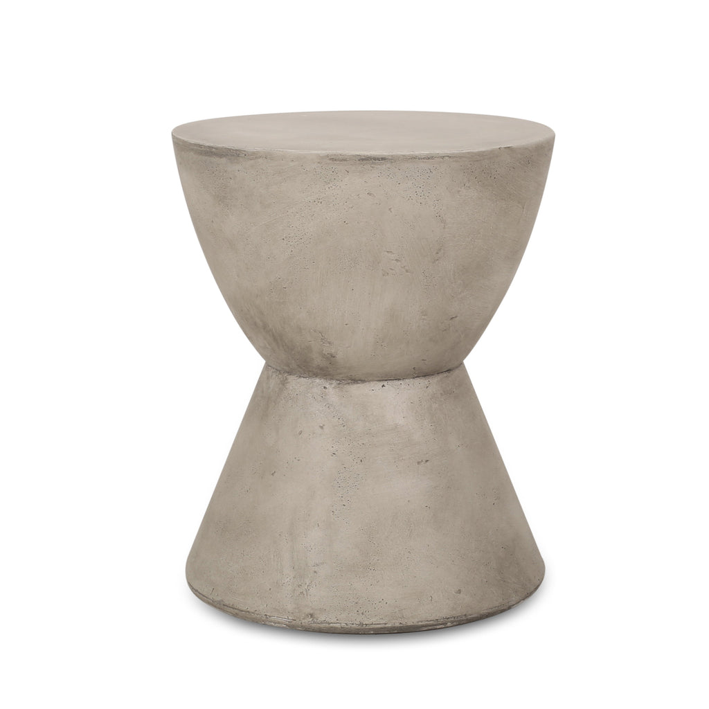 Outdoor MGO Side Table, Light Grey