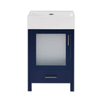 Alora 20-Inch Modern Bathroom Vanity With Ceramic Sink And Storage Cabinet (SAK39851)