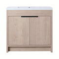 Alora 36-Inch Freestanding Bathroom Vanity With White Resin Sink (SAK92710)