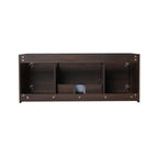Alora Floating Walnut Bathroom Vanity With Resin Sink Soft Close Doors (SAK62941)