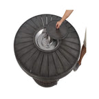 Alora 52-Inch Propane Fire Pit Wicker Table With Aluminum Top (SAK28510)