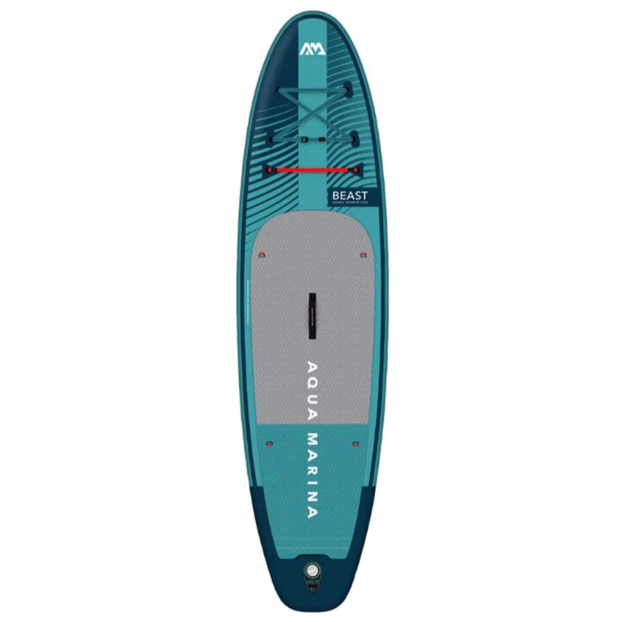 Aqua Marina Beast Advanced All-Around Inflatable SUP With Carbon Hybrid Paddle, 10FT [BT-23BEP] (SAK89512)