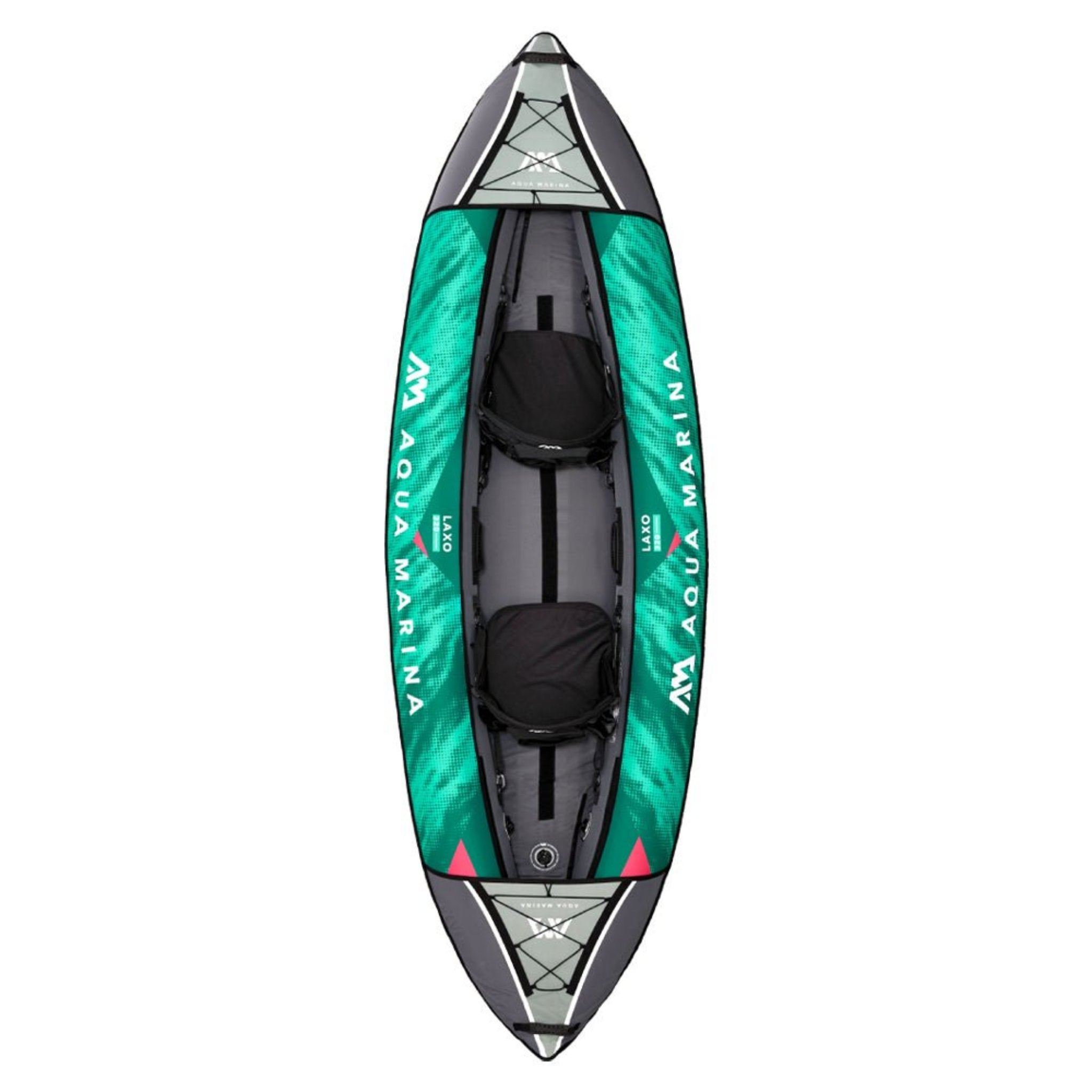 Aqua Marina Laxo 320 2-Person Recreational Kayak With High-Back Seat And Adjustable Cargo Bungee, 10FT [LA-320] (SAK01396)