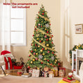Artificial Christmas Tree Green Hinged Holiday Tree with 721/1019 Lush Branch Tips-7.5 ft
