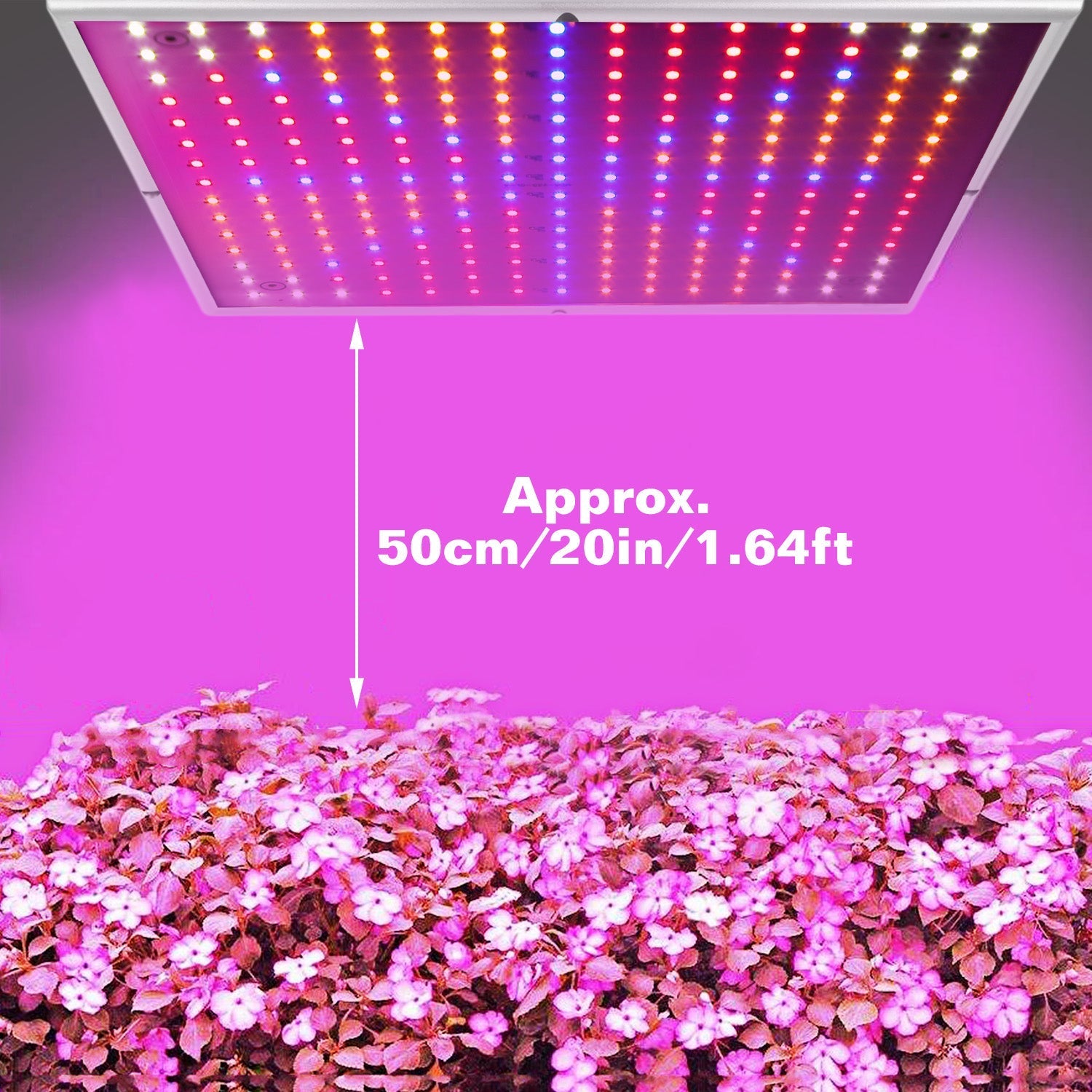 1 Set LED Grow Light Full Spectrum Hanging 225 LEDs Plant Grow Lamp