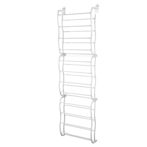 36 Pairs Over-The-Door Shoe Rack 12 Layers Wall Hanging Closet Shoe