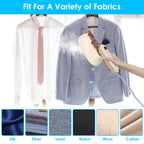 1Pc 1200W Foldable Handheld Clothes Iron Steamer With Wet Dry Ironing