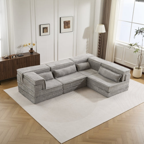 Compression Mahjong Sofa,Convertible Floor Sofa Bed,DIY Boneless
