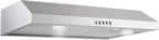 30 Inch Kitchen Under Cabinet Range Hood 500 CFM Stainless Steel