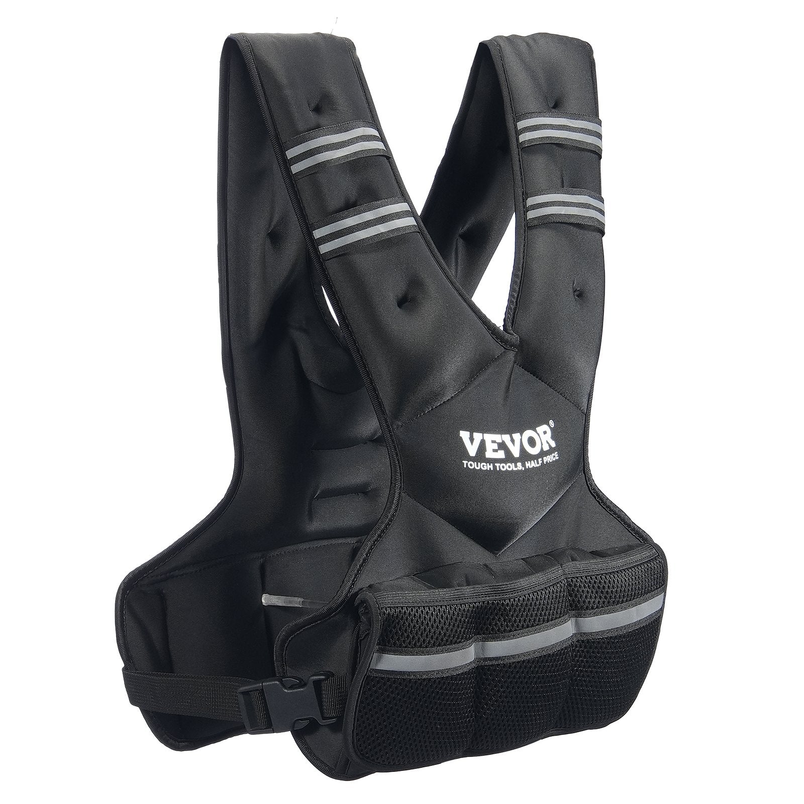 Adjustable Weighted Vest, 20-32lb Weight Vest With 6 Ironsand Weights