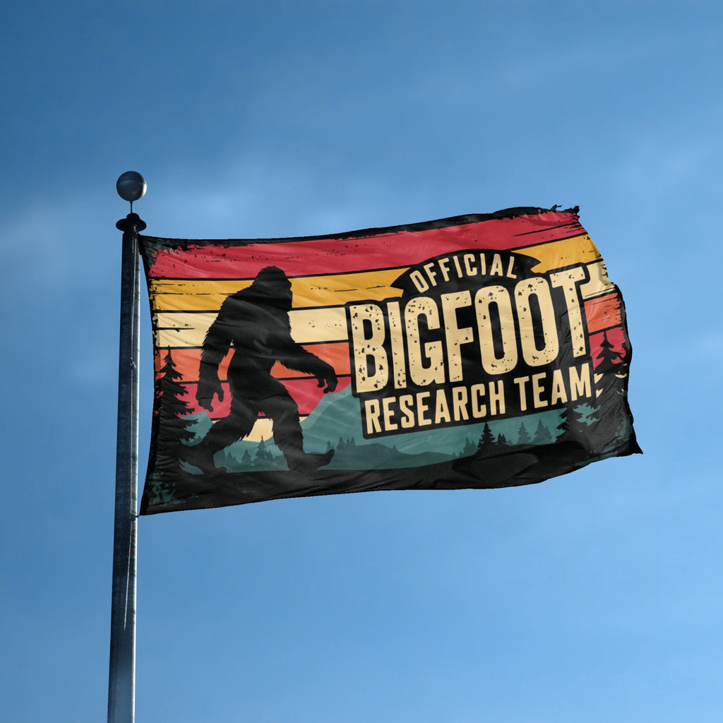 Bigfoot Official Research Team Flag