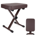 5 Core Keyboard Bench 3" Padded Cushioned Piano Stool Height