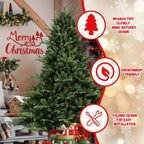 PE, PVC Christmas Tree, Green