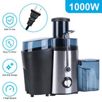 1Pc Centrifugal Juicer Juice Extractor With 2 Speeds 2.6in Wide Feed