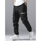 Straight Ankle Tied Wear-resistant Overalls Casual Pants