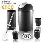 Bathroom Accessories Set 6 Pcs Bathroom Set Ensemble Complete Soap