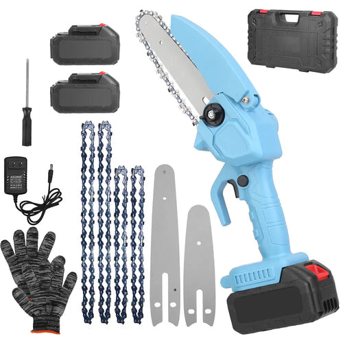 Electric Mini Chainsaw Portable Handheld Cordless Small Chain Saw