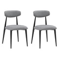 Modern Dining Chairs Set of 2 Grey