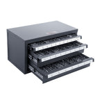 Drill Bit Dispenser Cabinet, Three-Drawer Drill Bit Organizer Cabinet