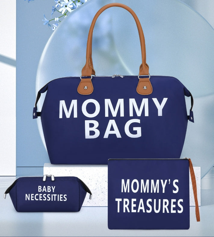 Travel bag Mommy Bag three-piece shoulder bag Tote bag Dry and wet