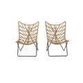 Bryson Light Brown Outdoor Chair Set