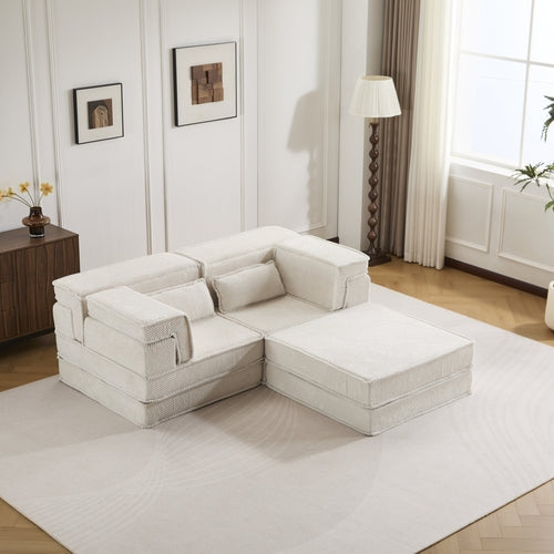 Compression Mahjong Sofa,Convertible Floor Sofa Bed,DIY Boneless