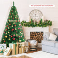 Artificial PVC Christmas Tree with Solid Metal Stand-7 ft